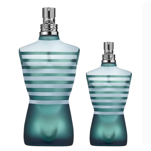 JEAN PAUL GAULTIER LE MALE 2 PCS SET: 4.2 EAU DE TOILETTE SPRAY + 1.4 EAU DE TOILETTE SPRAY