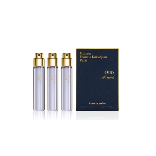 MAISON FRANCIS OUD SILK MOOD 3 PCS ET: 3 X 0.37 OZ EXTRAIT DE PARFUM REFILL