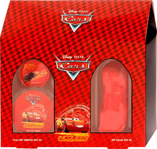 DISNEY CARS HOUSE 2 PCS SET: 1.7 EAU DE TOILETTE SPRAY + SOAP