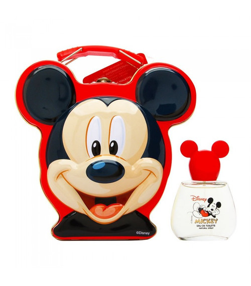 MICKEY MOUSE 2 PCS SET: 1.7 EDT SP + METALLIC LUNCH BOX