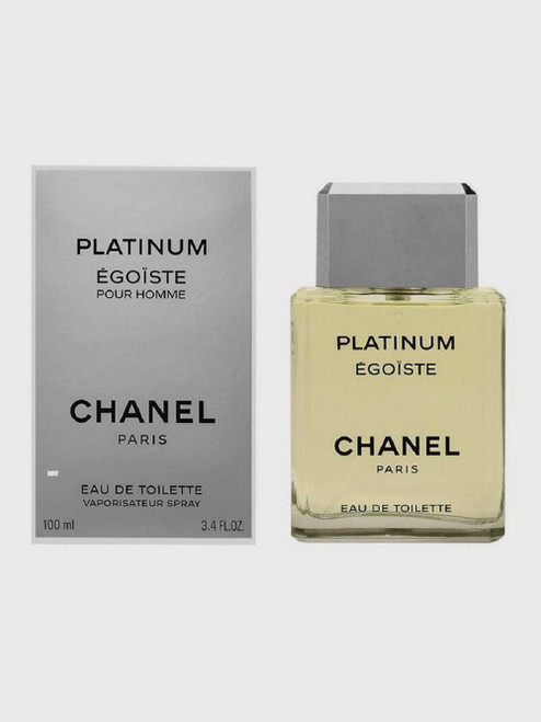 CHANEL EGOISTE PLATINUM 3.4 EAU DE TOILETTE SPRAY FOR MEN