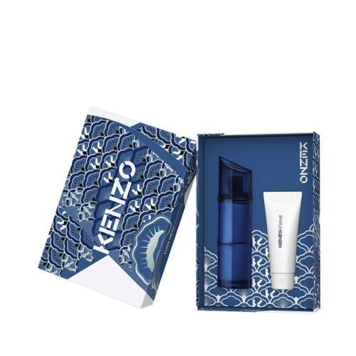 KENZO HOMME INTENSE 2 PCS SET: 3.7 EAU DE TOILETTE INTENSE SPRAY + 2.5 SHOWER GEL