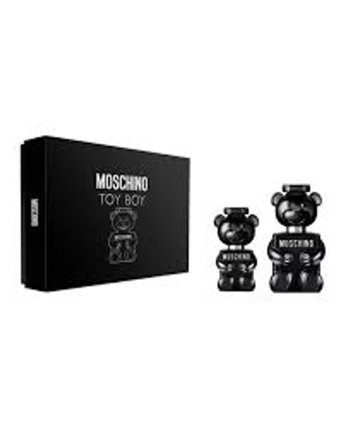 MOSCHINO TOY BOY 2 PCS SET: 3.4 EAU DE PARFUM SPRAY + 1 OZ EAU DE PARFUM SPRAY (HARD)