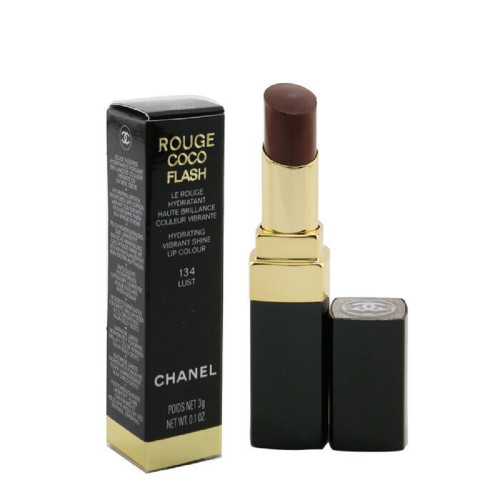 CHANEL ROUGE COCO FLASH 0.1 HYDRATING VIBRANT SHINE LIP COLOUR PLUMPING  LIPSTICK #134 LUST - Nandansons International Inc.