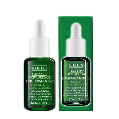 KIEHL'S CANNABIS SATIVA SEED OIL 1 OZ HERBAL CONCENTRATE