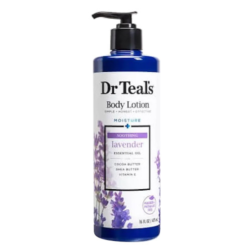 DR TEAL'S MOISTURE + SOOTHING LAVENDER 18 OZ BODY LOTION