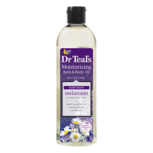 DR TEAL'S MOISTURE + SLEEP BLEND MELATONIN 8.8 BATH & BODY OIL