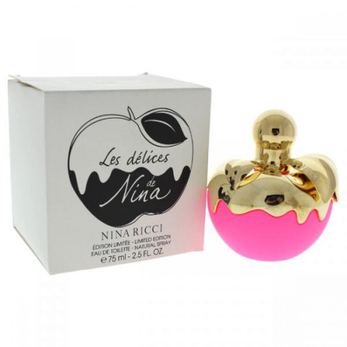 NINA RICCI LES DELICES TESTER 2.5 EAU DE TOILETTE SPRAY FOR WOMEN