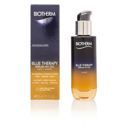 BIOTHERM BLUE THERAPY NIGHT SERUM-IN-OIL 1OZ FOR WOMEN