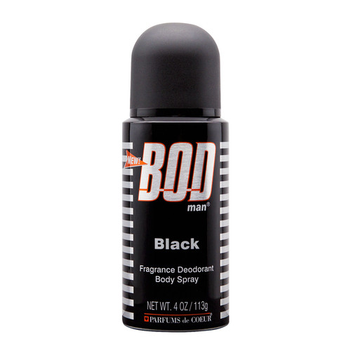 BOD BLACK 4 OZ DEODORANT SPRAY FOR MEN
