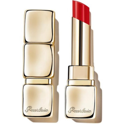 GUERLAIN KISSKISS 0.11 HYDRATING NATURAL SHINE BLOOM LIP COLOUR #709 PETAL RED GUERLAIN KISSKISS 0.11 HYDRATING NATURAL SHINE BLOOM LIP COLOUR #709 PETAL RED