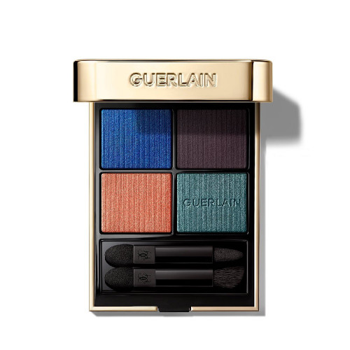 GUERLAIN OMBRES G 0.21 EYESHADOW QUAD 4 COLOURS #360 MYSTIC PEACOCK