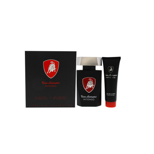 LAMBORGHINI INTENSO 2 PCS SET FOR MEN: 4.2 EAU DE TOILETTE SPRAY + 3 OZ AFTER SHAVE BALM