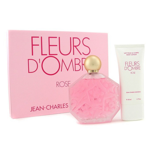 FLEURS D'OMBRE ROSE 2 PCS GIFT SET FOR WOMEN: 3.4 EDT SP + 1.7 OZ BODY LOTION