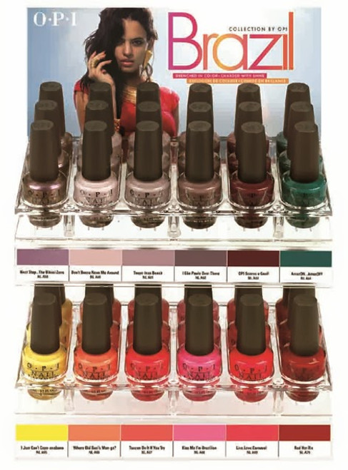 OPI BRAZIL EDITION 36 PCS NAIL POLISH PREPACK