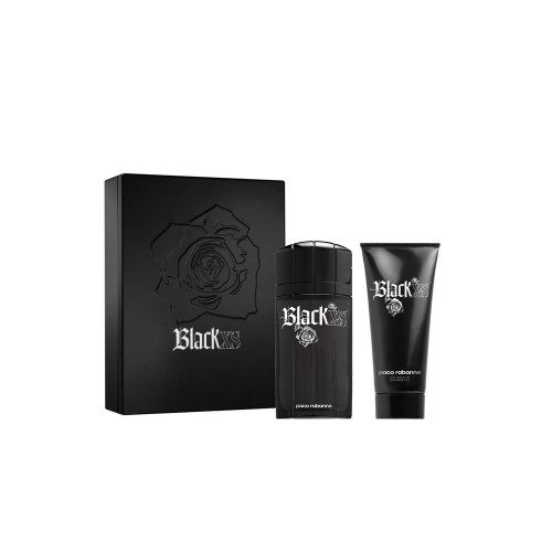 PACO BLACK XS 2 PCS SET FOR MEN: 3.4 EDT SP + 3.4 SHOWER GEL