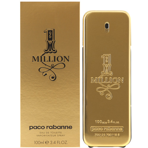 PACO RABANNE ONE MILLION 3.4 EAU DE TOILETTE SPRAY FOR MEN PACO RABANNE ONE MILLION 3.4 EAU DE TOILETTE SPRAY FOR MEN
