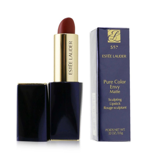 ESTEE LAUDER PURE COLOR MATTE 0.12 LIPSTICK 557 FRAGILE EGO