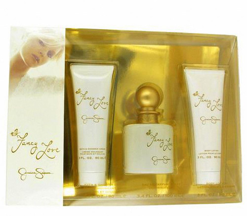 JESSICA SIMPSON FANCY LOVE 3 PCS SET: 3.4 EDP SP + 3 OZ S/G + 3 OZ B/L