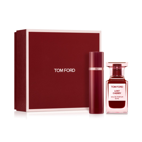 TOM FORD LOST CHERRY 2 PCS SET: 1.7 EAU DE PARFUM SPRAY +0.33 EAU DE PARFUM SPRAY