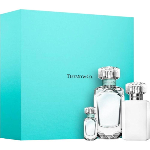 TIFFANY & CO 3 PCS SET FOR WOMEN: 2.5 EAU DE PARFUM + 0.17 EAU DE PARFUM + 2.5 BODY LOTION