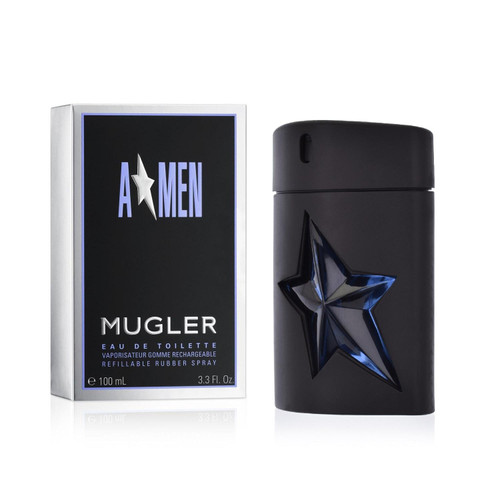 ANGEL A-MEN 3.4 EAU DE TOILETTE SPRAY FOR MEN REFILLABLE (RUBBER) ANGEL A-MEN 3.4 EAU DE TOILETTE SPRAY FOR MEN REFILLABLE (RUBBER)