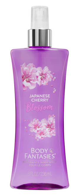 BODY FANTASIES JAPANESE CHERRY BLOSSOM 8 OZ FRAGRANCE BODY SPRAY