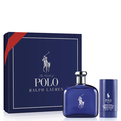 POLO BLUE 2 PCS SET FOR MEN: 4.2 EDT SP + 2.6 DEOD STCK