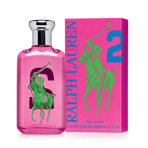 POLO BIG PONY #2 PINK 3.4 EAU DE TOILETTE SPRAY FOR WOMEN
