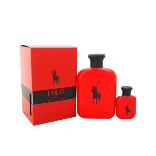 POLO RED 2 PCS SET FOR MEN: 4.2 EAU DE TOILETTE + 0.5 EAU DE TOILETTE POLO RED 2 PCS SET FOR MEN: 4.2 EAU DE TOILETTE + 0.5 EAU DE TOILETTE