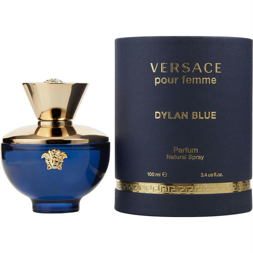 VERSACE DYLAN BLUE 3.4 EAU DE PARFUM SPRAY FOR WOMEN VERSACE DYLAN BLUE 3.4 EAU DE PARFUM SPRAY FOR WOMEN