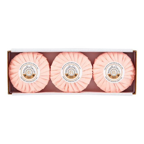 ROGER & GALLET FLEUR DE FIGUIER 3 X 3.5 PERFUMED SOAP SET