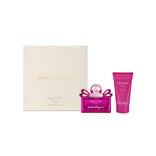 SALVATORE FERRAGAMO SIGNORINA RIBELLE 2 PCS SET: 1 OZ EAU DE PARFUM + 1.7 BODY LOTION