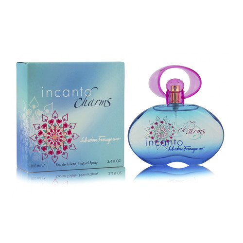 SALVATORE FERRAGAMO INCANTO CHARMS 3.4 EAU DE TOILETTE SPRAY SALVATORE FERRAGAMO INCANTO CHARMS 3.4 EAU DE TOILETTE SPRAY