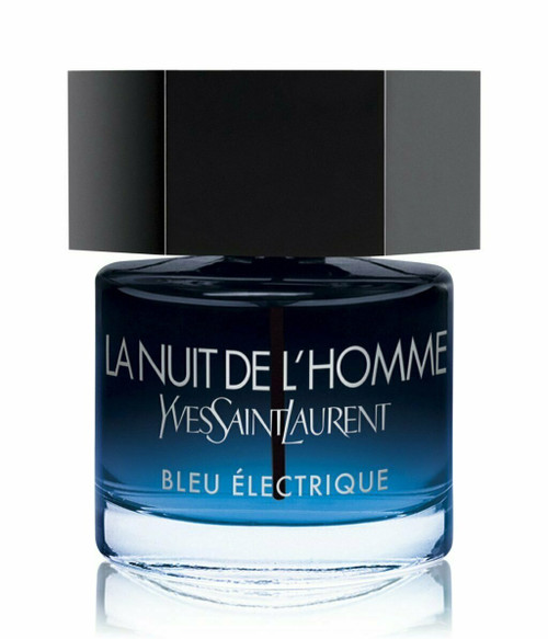 YSL LA NUIT DE L'HOMME BLEU ELECTRIQUE 2 OZ EAU DE TOILETTE SPRAY