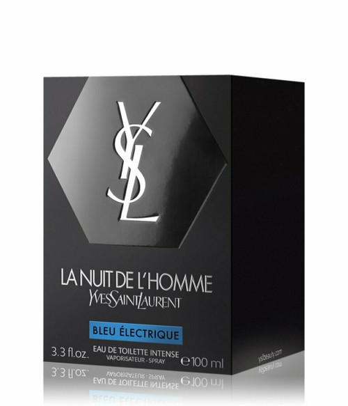 YSL LA NUIT DE L'HOMME BLEU ELECTRIQUE 2 OZ EAU DE TOILETTE SPRAY