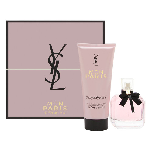 YSL MON PARIS 2 PCS SET FOR WOMEN: 3 OZ EAU DE PARFUM SPRAY + 6.6