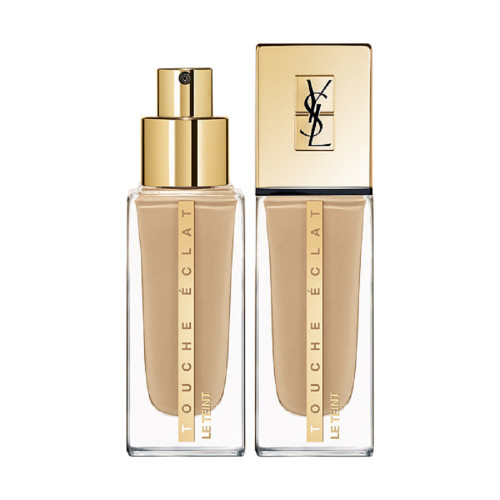 YVES SAINT LAURENT TOUCHE ECLAT LE TEINT 0.84 LONG WEAR GLOW FOUNDATION #BR25 COOL BEIGE