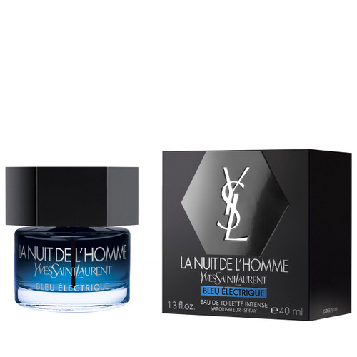 Yves Saint Laurent Men's La Nuit De L'Homme Bleu Electrique EDT Spray 2 oz  Fragrances 3614273346702 - Fragrances & Beauty, La Nuit De L'Homme Bleu  Electrique - Jomashop