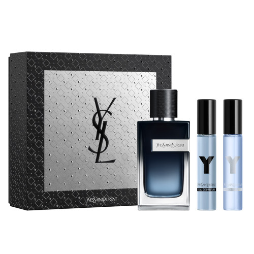 Y BY YSL 2 PCS SET FOR MEN: 3.3 EAU DE PARFUM SPRAY + 0.33