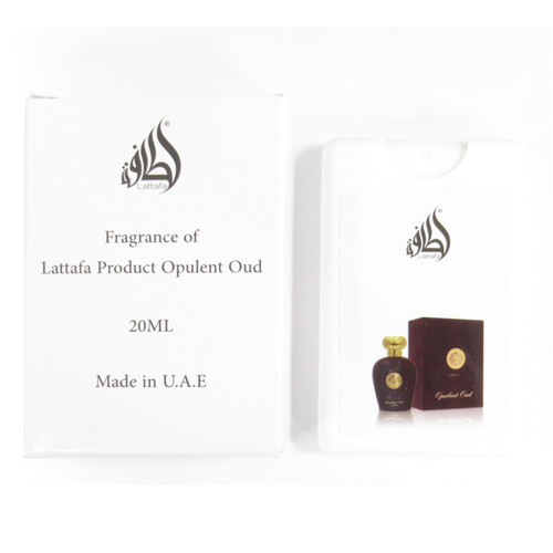 LATTAFA OPULENT OUD 0.67 OZ EAU DE PARFUM SPRAY