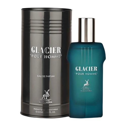 LATTAFA ALHAMBRA GLACIER POUR HOMME 3.4 EAU DE PARFUM SPRAY FOR MEN LATTAFA ALHAMBRA GLACIER POUR HOMME 3.4 EAU DE PARFUM SPRAY FOR MEN