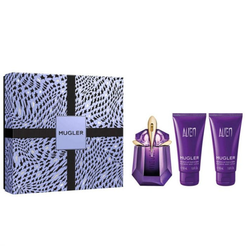 ALIEN 3 PCS SET: 1 OZ EAU DE PARFUM REFILLABLE SPRAY + 1.6 BODY LOTION + 1.6 BODY LOTION