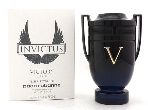 PACO RABANNE INVICTUS VICTORY ELIXIR TESTER 3.4 PARFUM INTENSE SPRAY FOR MEN