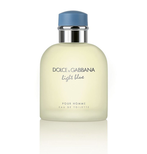 DOLCE & GABBANA LIGHT BLUE 4.2 EAU DE TOILETTE SPRAY FOR MEN.