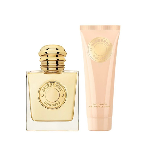 BURBERRY GODDESS 2 PCS SET FOR WOMEN: 1.6 EAU DE PARFUM SPRAY + 2.5 BODY LOTION BURBERRY GODDESS 2 PCS SET FOR WOMEN: 1.6 EAU DE PARFUM SPRAY + 2.5 BODY LOTION