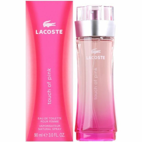 LACOSTE TOUCH OF PINK 3 OZ EAU DE TOILETTE SPRAY FOR WOMEN LACOSTE TOUCH OF PINK 3 OZ EAU DE TOILETTE SPRAY FOR WOMEN