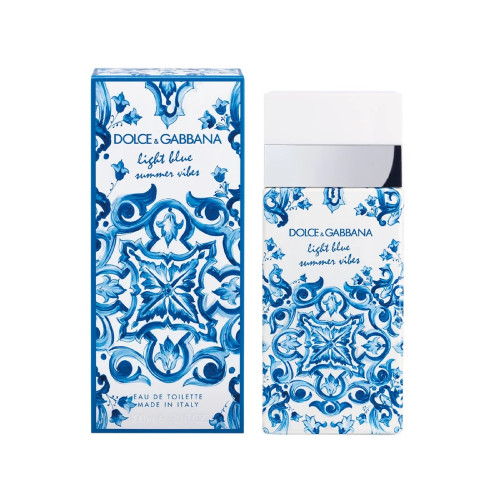 DOLCE & GABBANA LIGHT BLUE SUMMER VIBES 3.3 EAU DE TOILETTE SPRAY FOR WOMEN DOLCE & GABBANA LIGHT BLUE SUMMER VIBES 3.3 EAU DE TOILETTE SPRAY FOR WOMEN