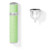 CREED 0.33 REFILLABLE TRAVEL SPRAY CASE GREEN NEON WITH SILVER TRIM