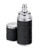 CREED 1.7 REFILLABLE TRAVEL SPRAY CASE BLACK WITH SILVER TRIM